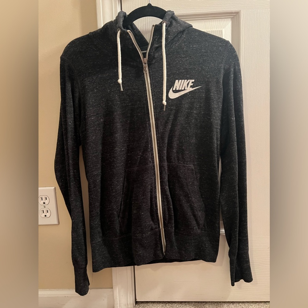 Heathered Nike zip up